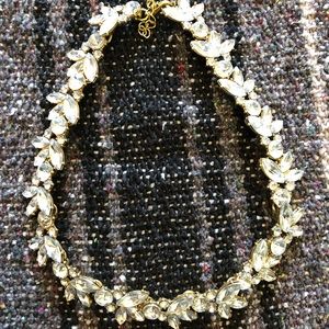 NWOT, silver jeweled gold necklace